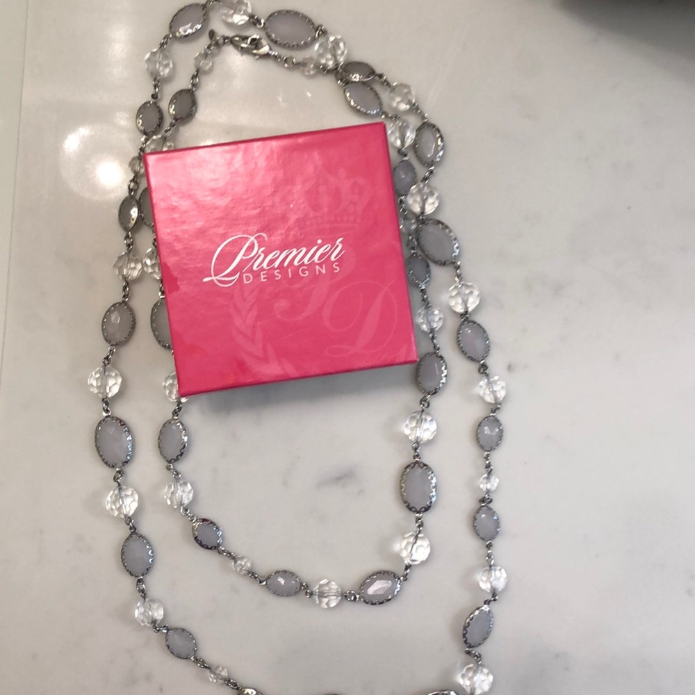 Premier Design Jewelry Frost wrap necklace